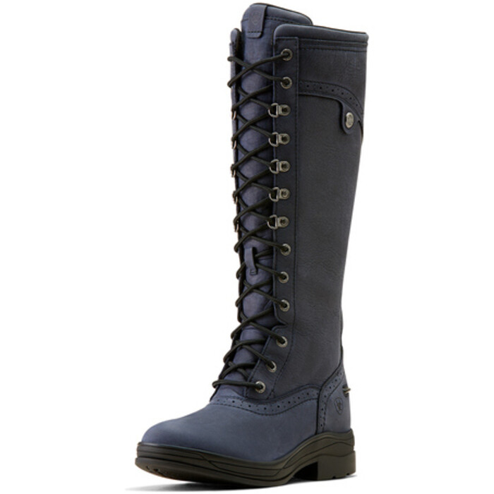 2024 Ariat Womens Wythburn Tall Waterproof Riding Boots 10050865 - Navy