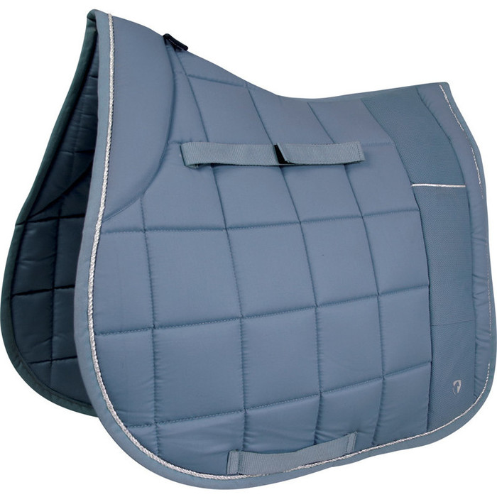 2022 Hy Equestrian Synergy Saddle Pad 34492 - Riviera / Silver
