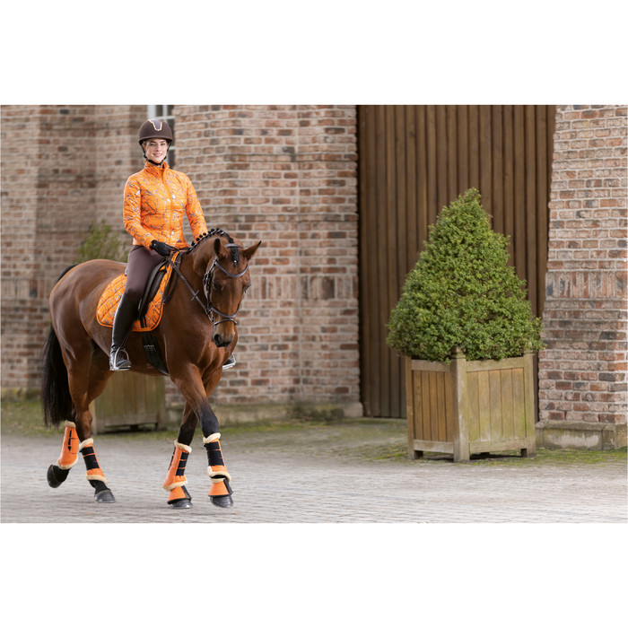 2022 HKM Allure Saddle Cloth 13227 - Orange