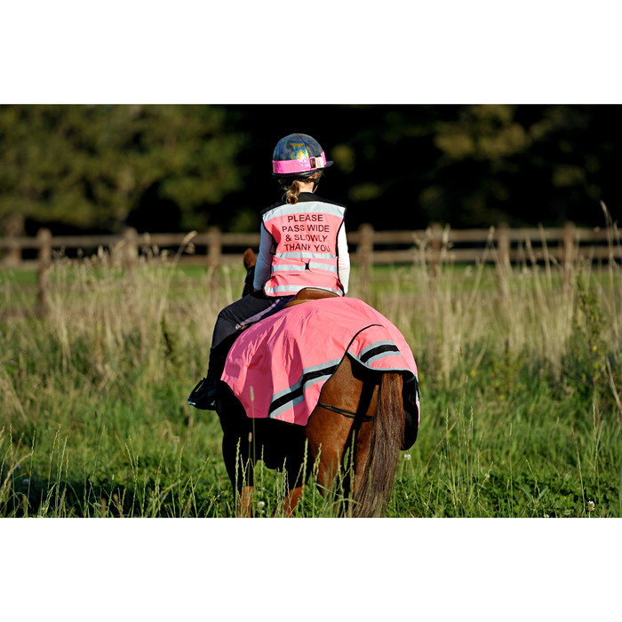 2022 Equisafety Child Hi-Vis Waistcoat CHPPWS - Pink