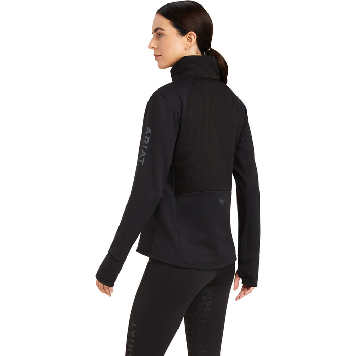 2022 Ariat Womens Venture 1/2 Zip Sweatshirt 10041395 - Black