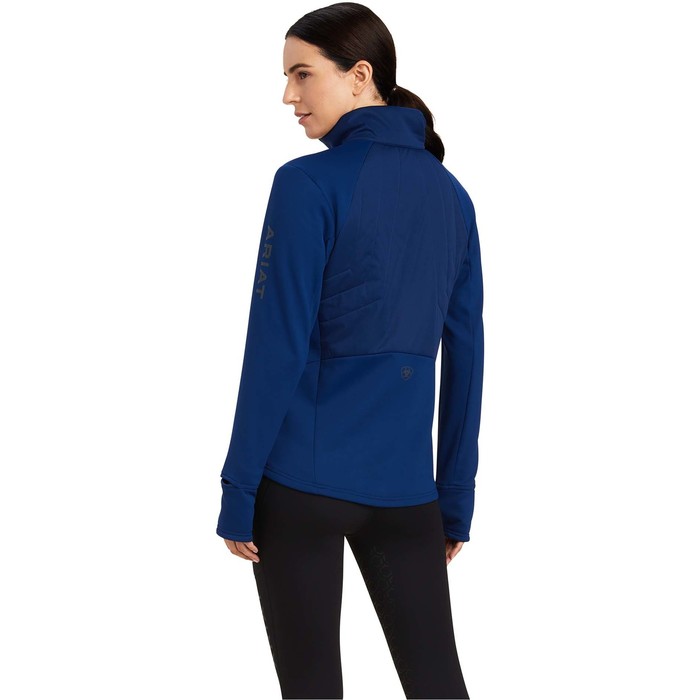 2022 Ariat Damen Venture 1/2 Zip Sweatshirt 10041396 - Estate Blue