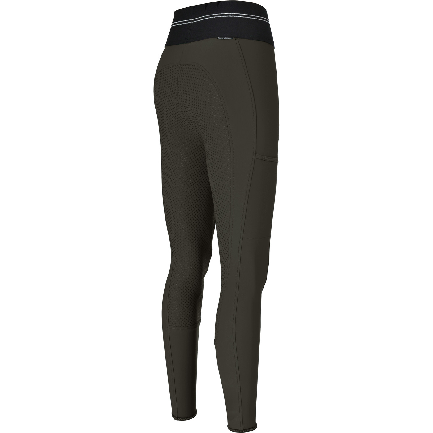 Legging D'équitation Pikeur Softshell Avec Grip Complet - Gris - Taille 34 (Athleisure)