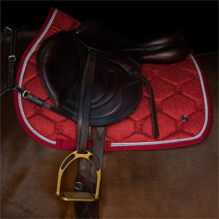 Stardust Dressage (Red/Gold) - 1110-071-376-003 - Saddle Pads