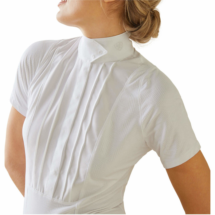 2023 Ariat Womens Luxe Show Shirt 10043820 - White