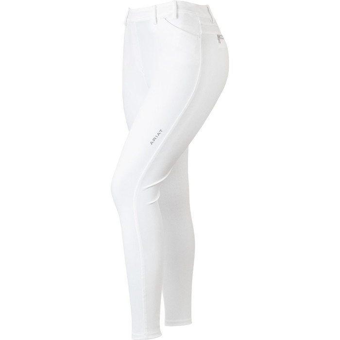 2023 Ariat Womens Tri Factor Full Seat Tights 10043403 - White