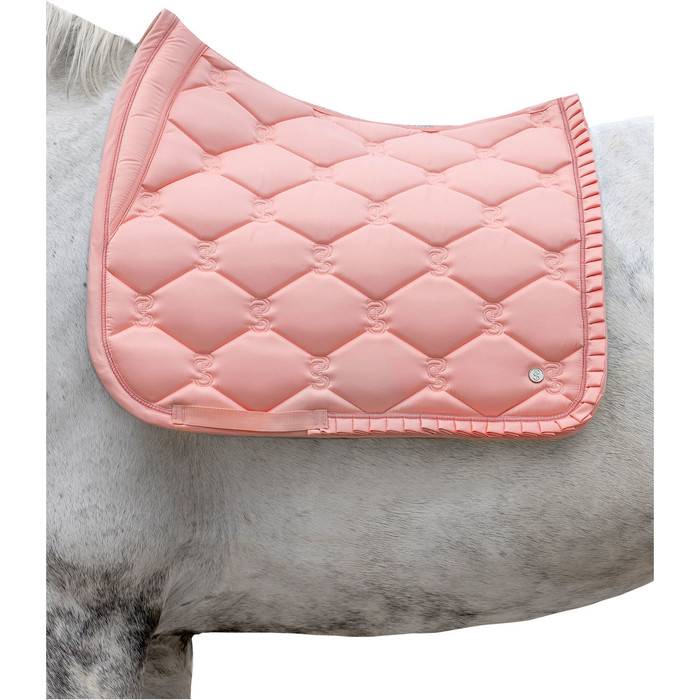 2023 PS of Sweden Ruffle Dressage Saddle Pad 1110-055 - Peach