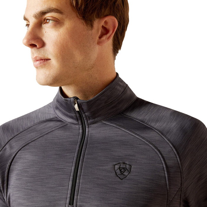 2023 Ariat Herren Tek Team 1 / 2 Zip Sweatshirt 10032804 - Ebony - Herren |  The Drillshed