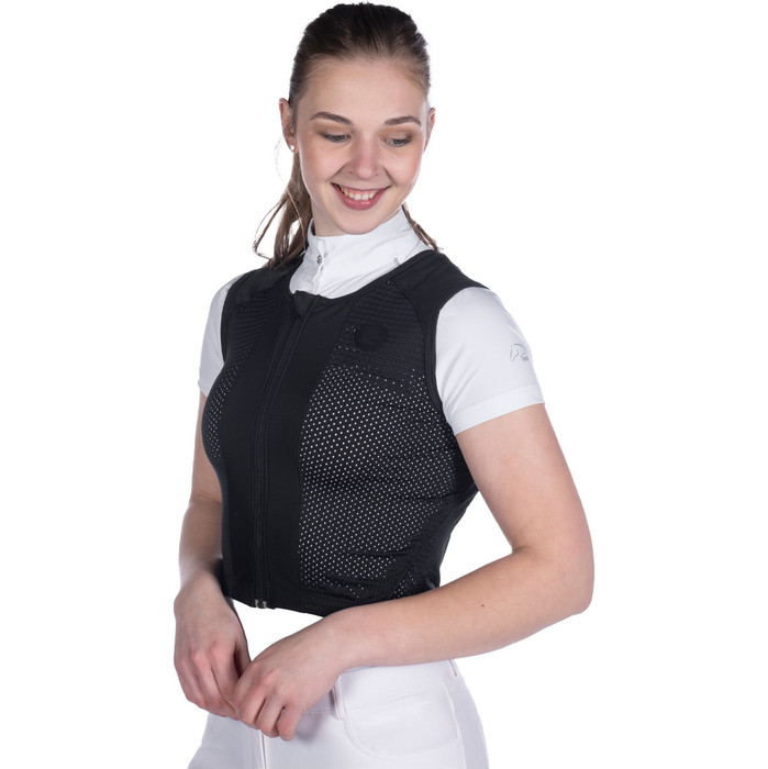 2023 HKM Active Fit Back Protector 14421 - Black - Womens - Safety ...