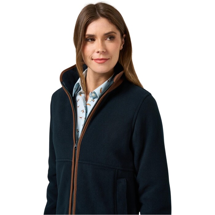 Dark Navy Alan Paine Fleece ALAN PAINE Aylsham Mens Fleece Jacket