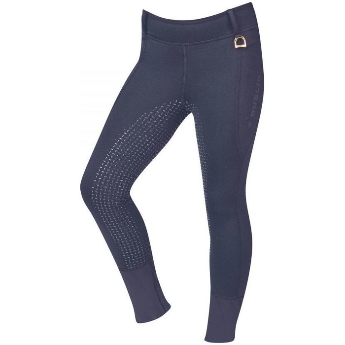 2022 Dublin Girls Cool it Everyday Riding Tights 100492404- Navy