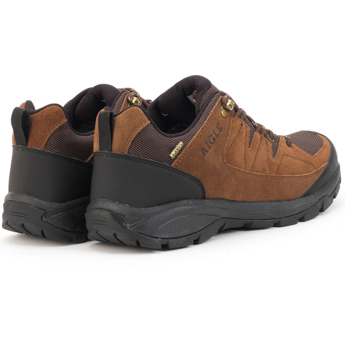 Aigle Vedur Low Mens Waterproof MTD Boots Dark Brown