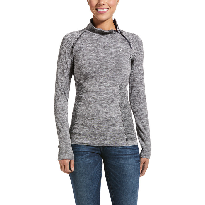 Ariat Womens Odyssey Long Sleeve Baselayer - Charcoal