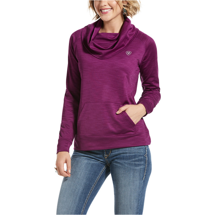 Ariat Womens conquest Cowlneck - Imperial Violet