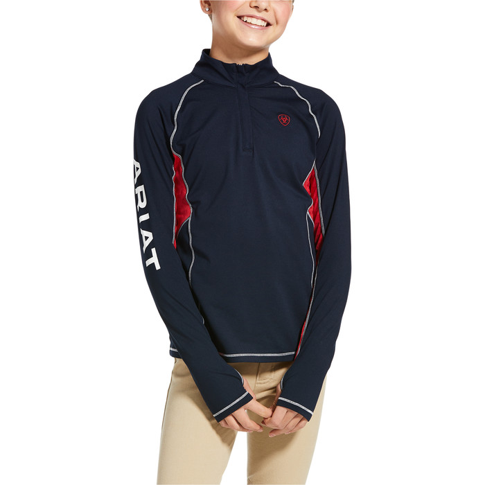 Ariat Youth Lowell 2.0 1/4 Zip Long Sleeve Base Layer - Team