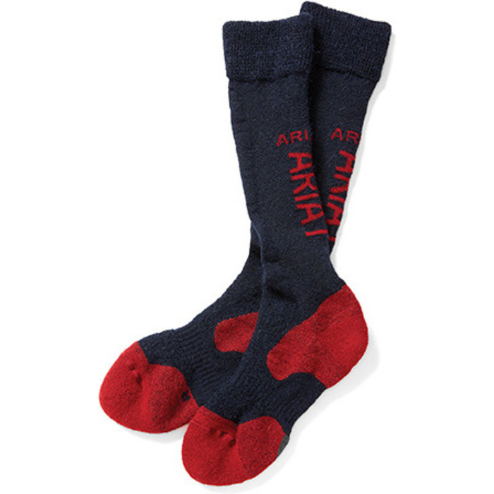 Ariat Tek Alpaca Socks Navy / Red