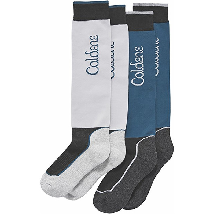 Caldene Damen Caldene Technical Socks 2er Pack Grau / Navy