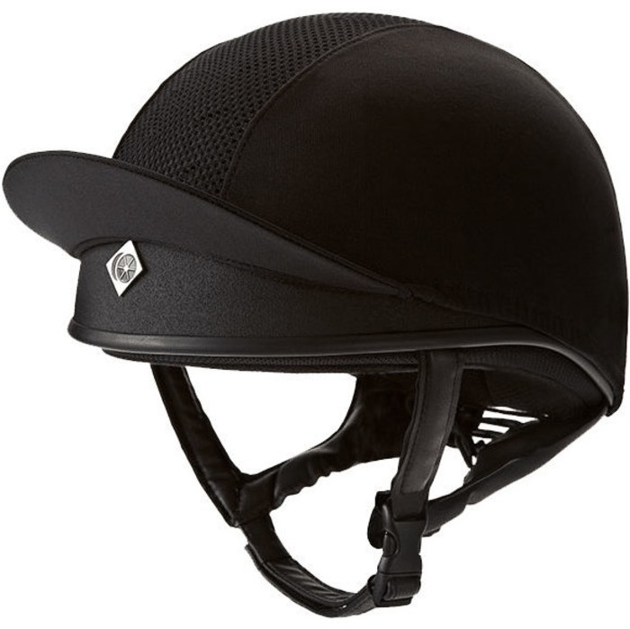Charles Owen Pro II Plus Helmet Silk - Black
