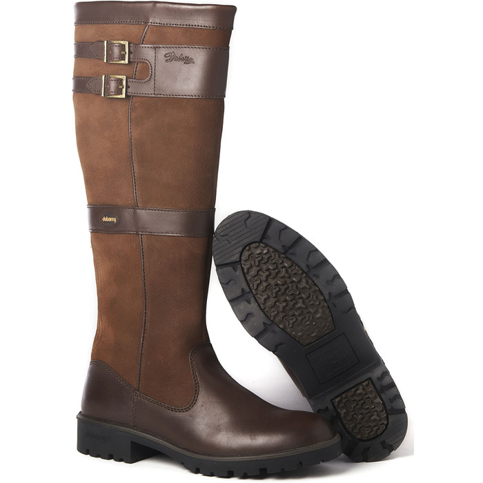 Dubarry Womens Longford Leather Boot Walnut