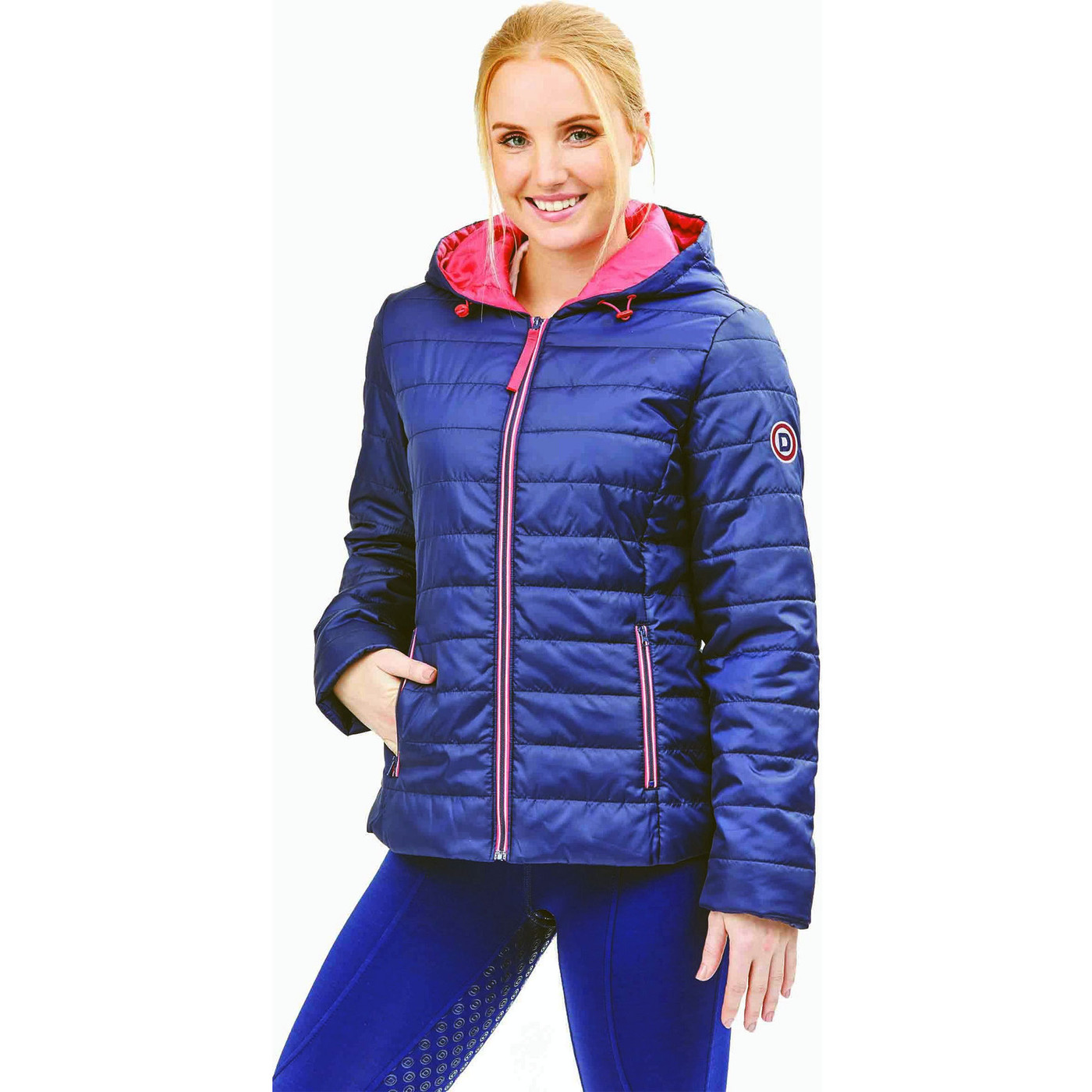 Dublin Womens Naomi Puffer Jacket Navy 1000387 Womens Equestrian