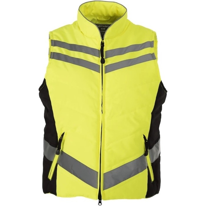 Equisafety Quilted Gilet - Yellow GILY