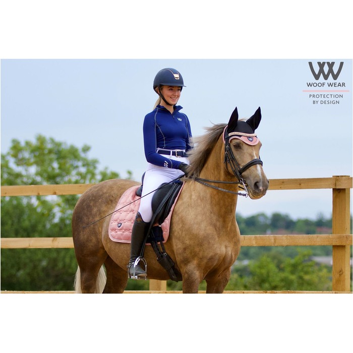 Woof Wear Vision Close Contact Saddle Pad - Rose Gold