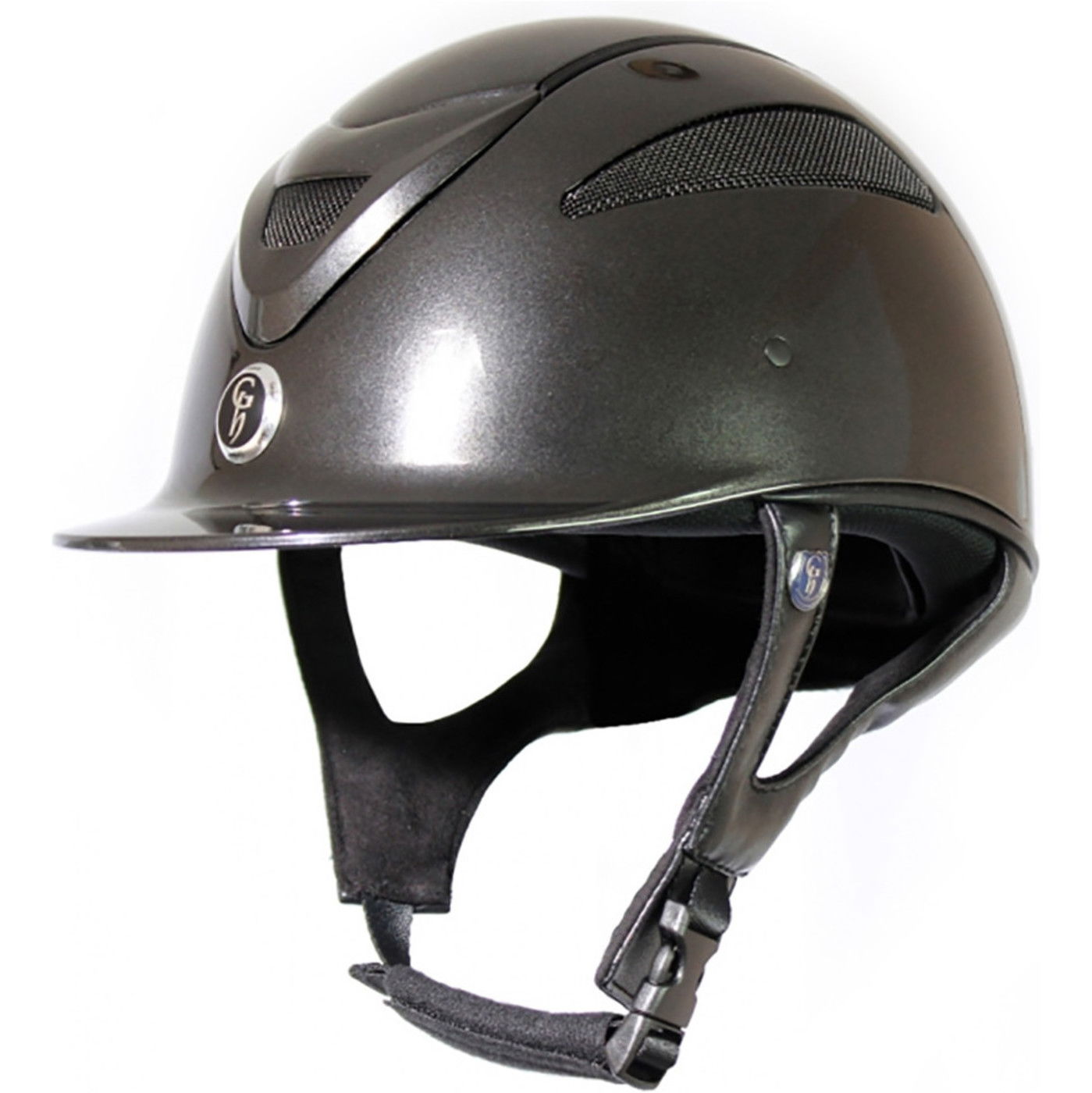 Gatehouse Conquest Mk2 Riding Hat Metallic Black The Drillshed