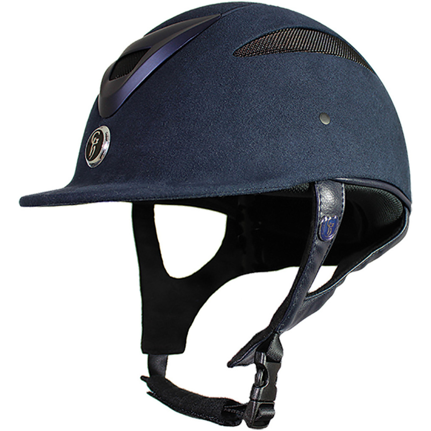 Gatehouse Conquest Mk2 Riding Hat Suedette Navy The Drillshed