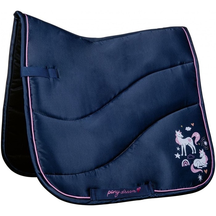 2022 HKM Pony Dream Saddle Cloth 13289 - Deep Blue