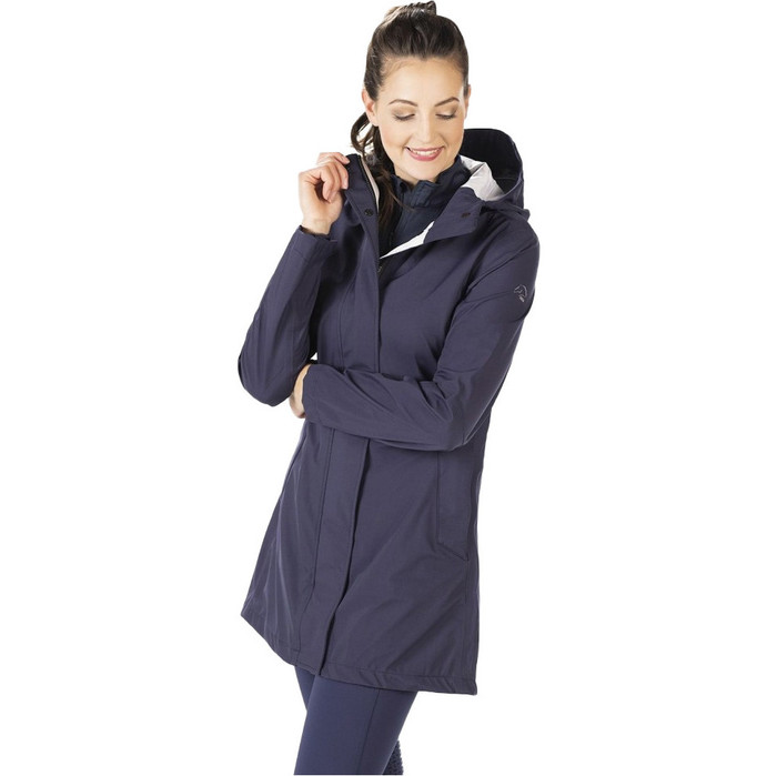 2022 HKM Womens Weatherproof Rain Coat 13219 - Deep Blue