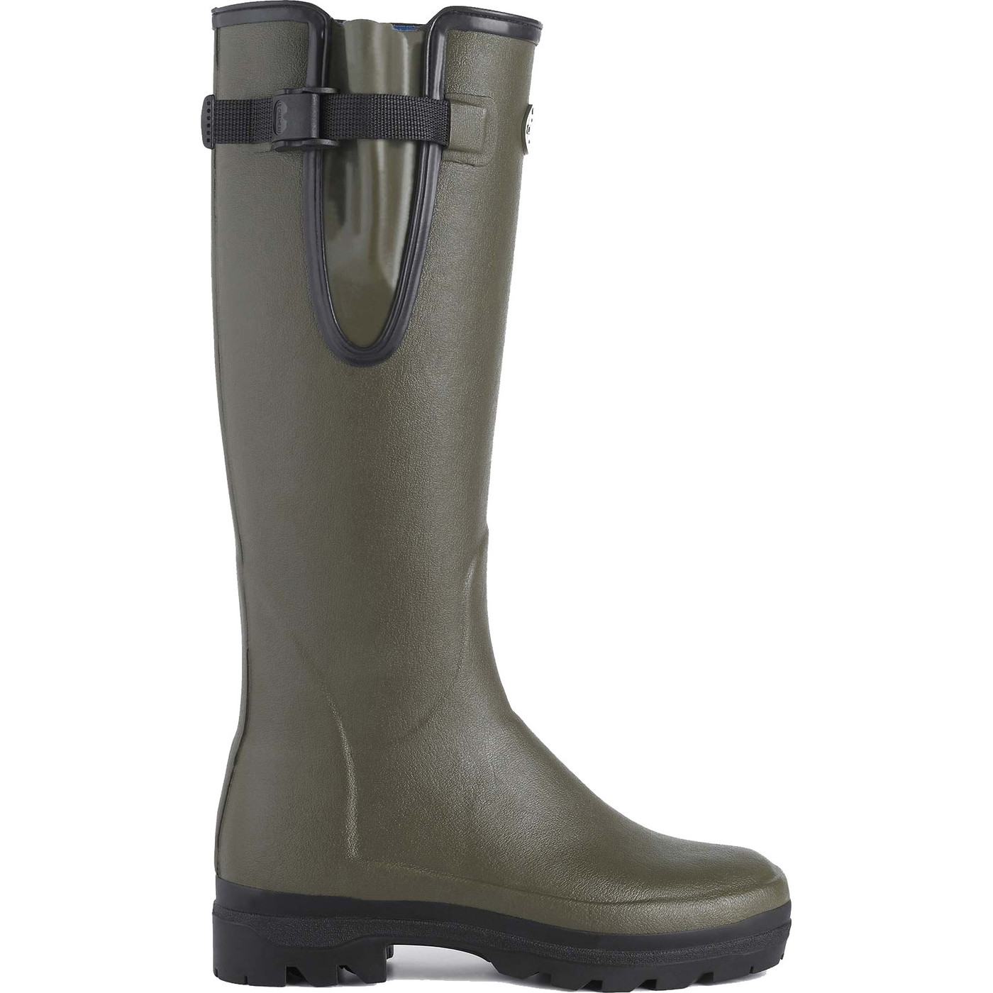 Le Chameau Womens Wellies Vierzon Neoprene Lined Vert Chameau | Wellies ...