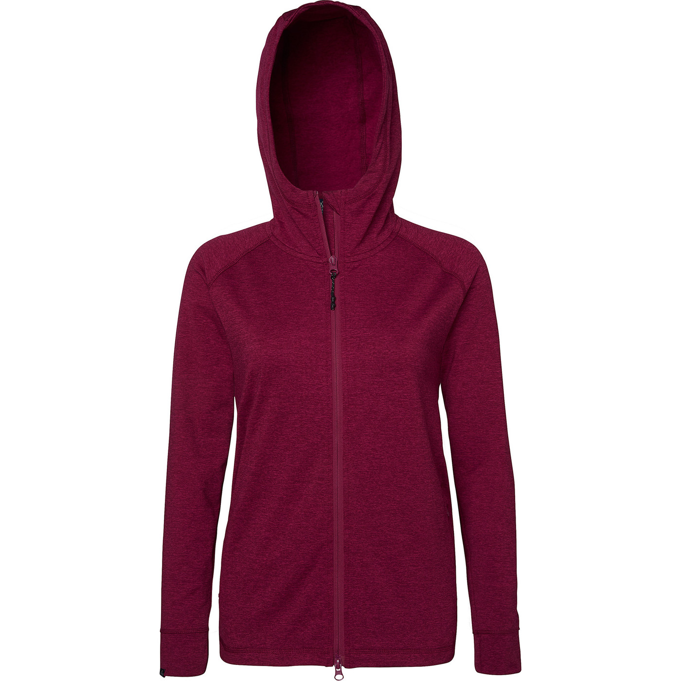 Mountain Horse Womens Laura Tech Fleece Burgundy Melange 443607140