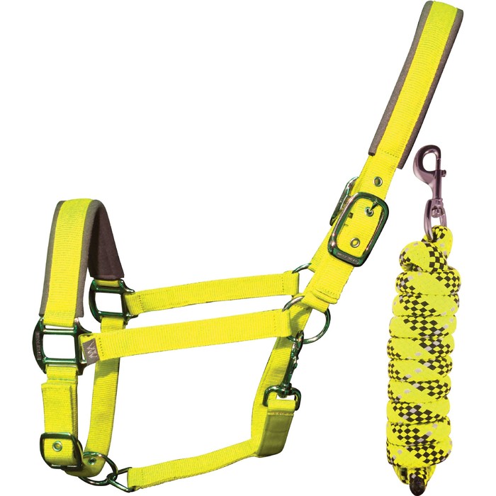 Woof Wear Head Collar & Lead Rope WS0020 - Yellow