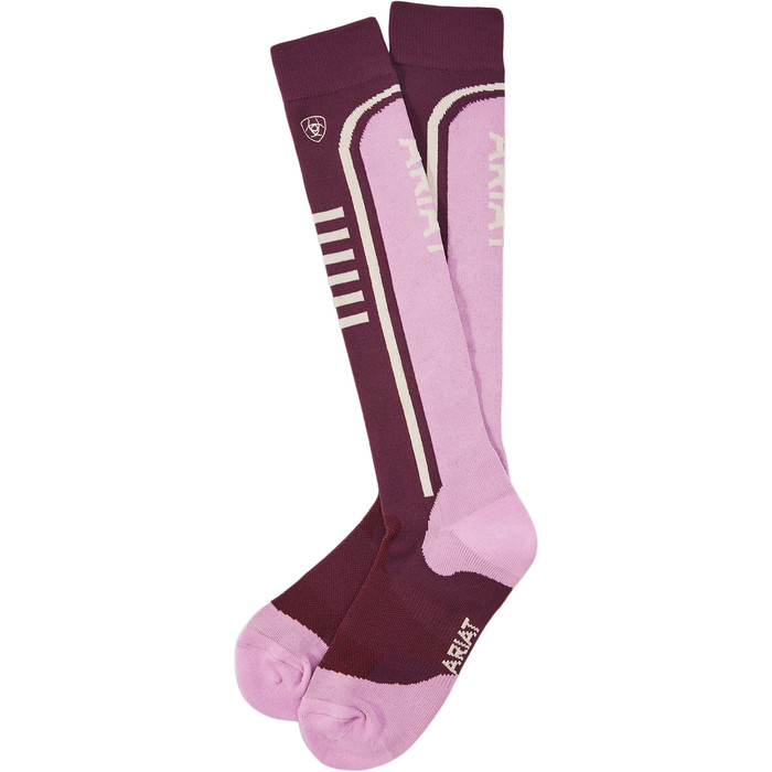 Ariat Ariattek Slimline Performance Socks Plum / Violet 10036481