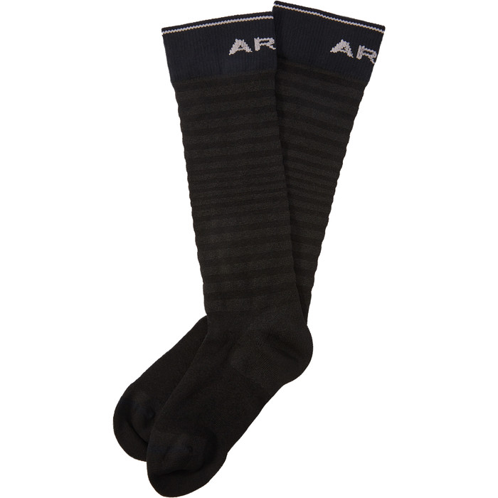 Ariat Adult Ariattek Ultrathin Performance Sock Black / Grey 10036533