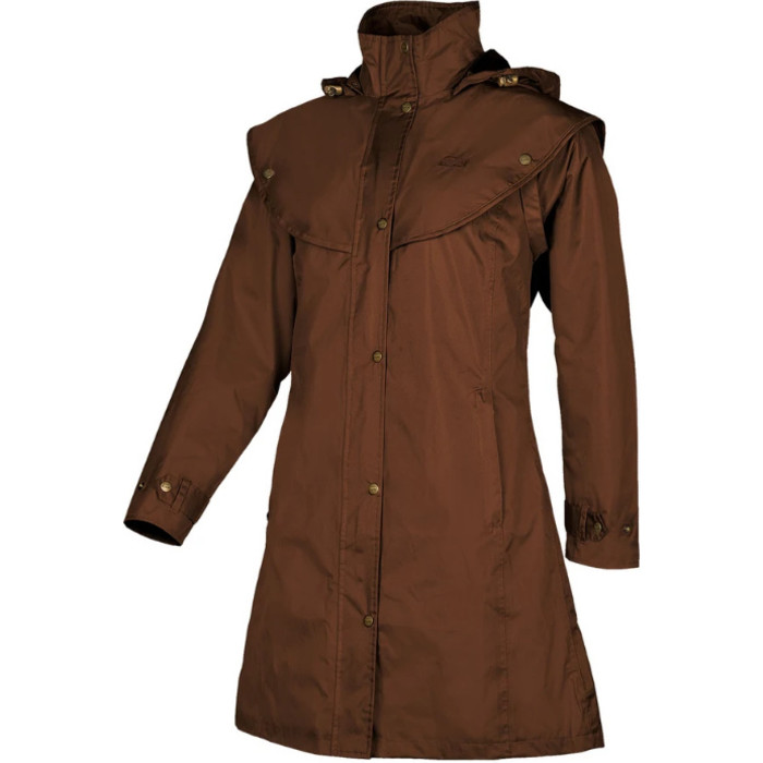 2021 Baleno Womens Worcester 3/4 Waterproof Coat 60047992 - Brown