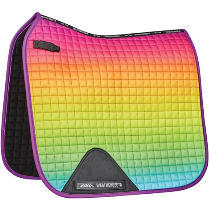 Weatherbeeta Prime Ombre Dressage Saddle Pad - Rainbow Lust