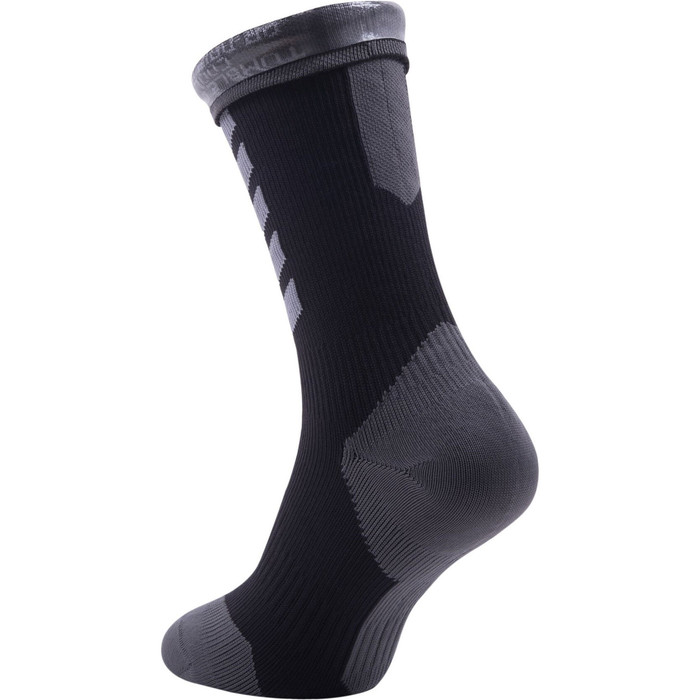 SealSkinz Hiking Mid Mid Socks Black / Anthracite