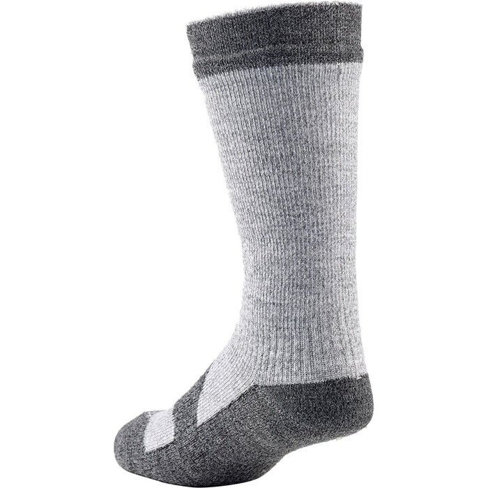SealSkinz Walking Mid Thin Socks Light Grey Marl / Grey Marl