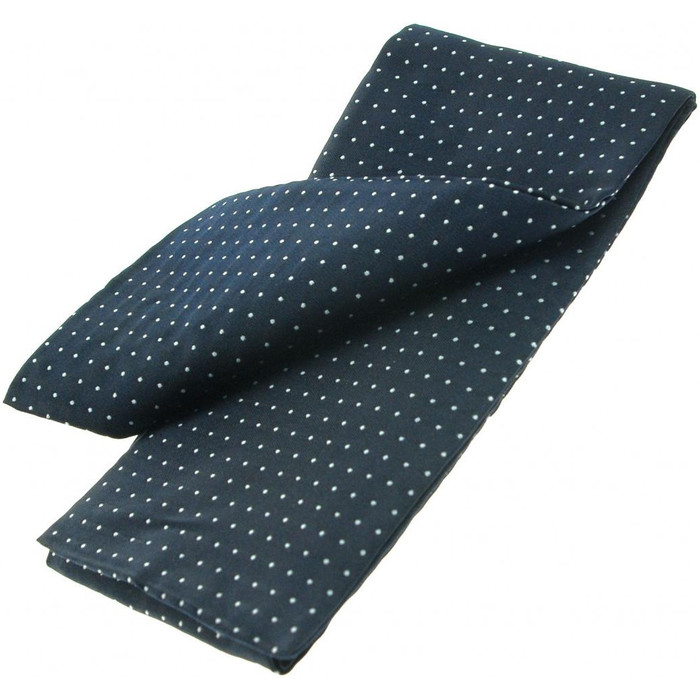 ShowQuest Pin Spot Stock Untied Navy / White
