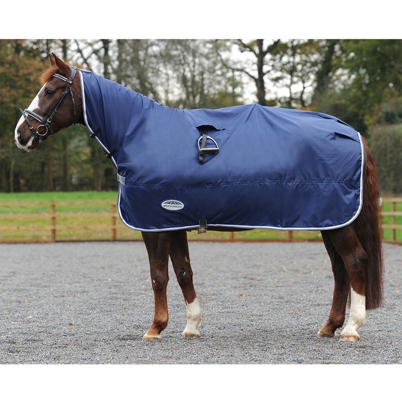 Weatherbeeta Rain Sheet Navy & Grey The Drillshed