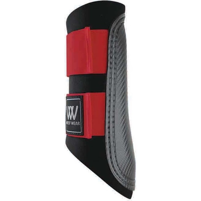 Woof Wear Club Brushing Boots WB0003 - Black / Red