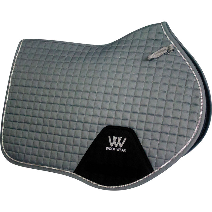 Woof Wear Close Contact Saddle Cloth - Brushed Steel