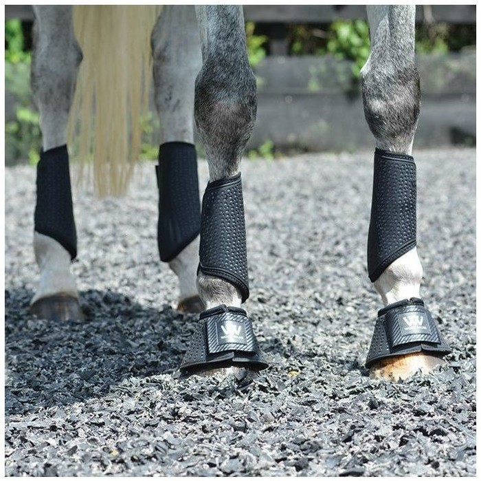 Black All Sizes Woof Wear Wicking Liner Horse Boot Stable Chaps 