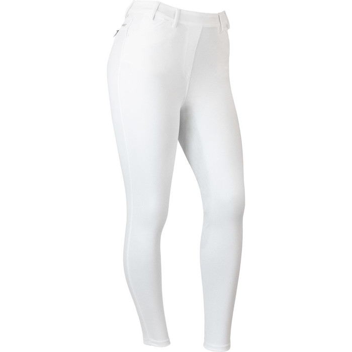 2023 Ariat Womens Tri Factor Full Seat Tights 10043403 - White