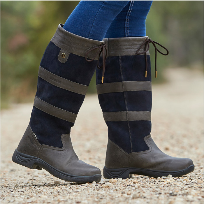 2022 Dublin Womens River Boots Iii 100103900 Charcoal Navy Womens Footwear The Drillshed 