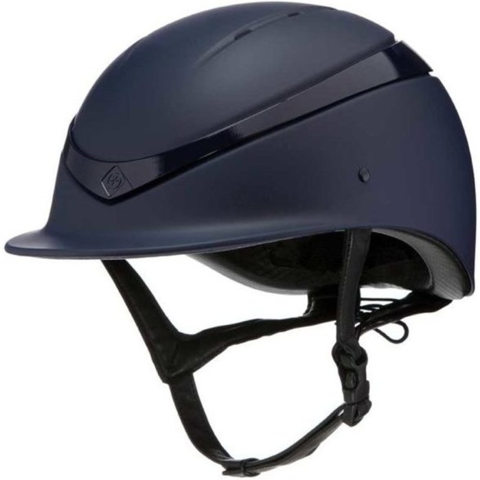 2021 Charles Owen Luna Helmet & Free Headband LUNANMNG - Navy Matt / Navy Gloss