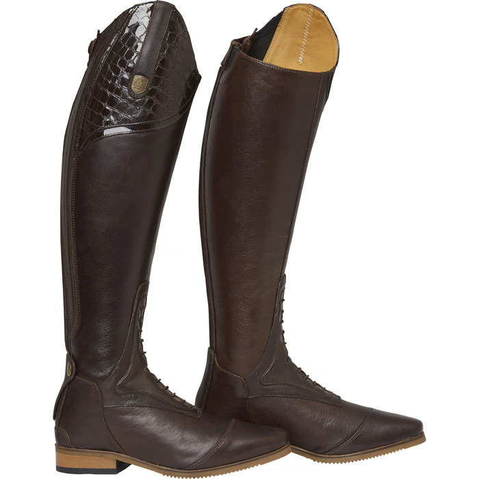 2022 Mountain Horse Womens Sovereign LUX Tall Riding Boots - Dark Brown 02143