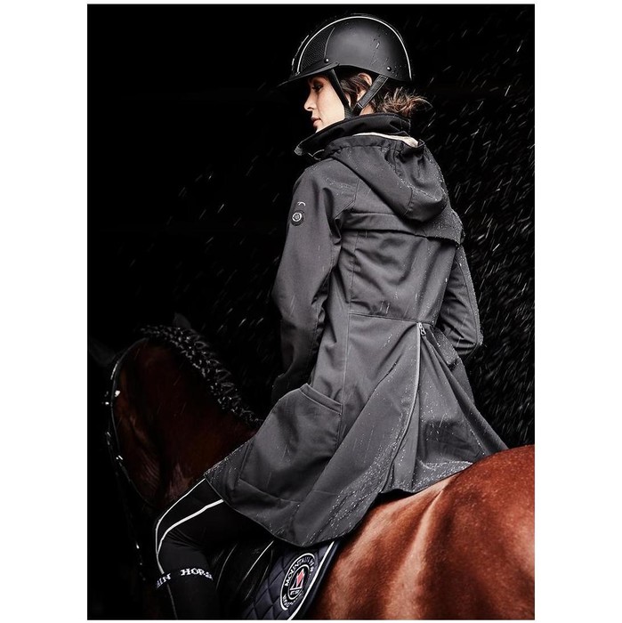 2023 Mountain Horse Womens Stella Softshell Parka Jacket 33250 - Black