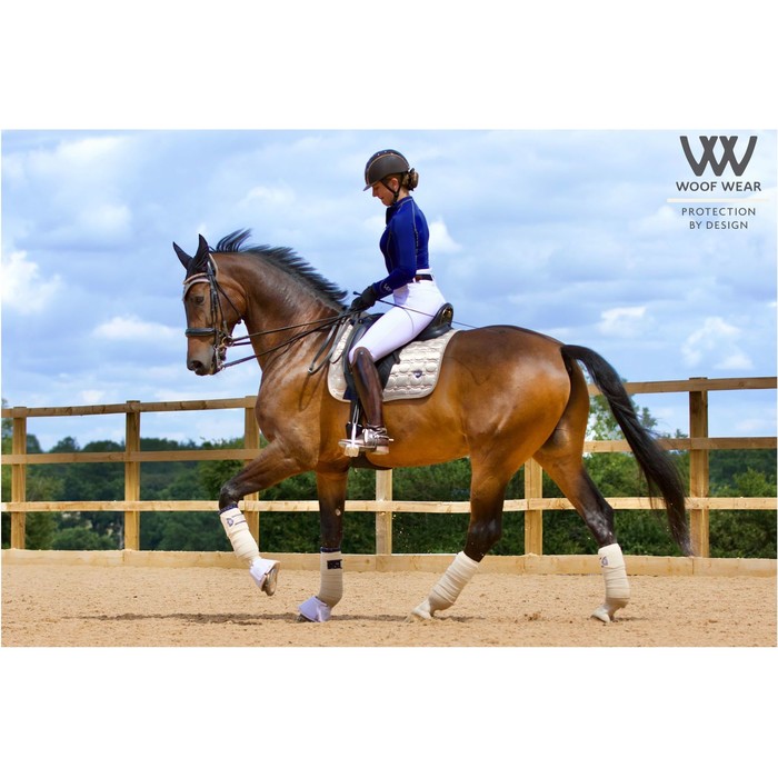 Woof Wear Vision Close Contact Saddle Pad - Champagne